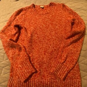 Red LLBean Crew Neck Sweater